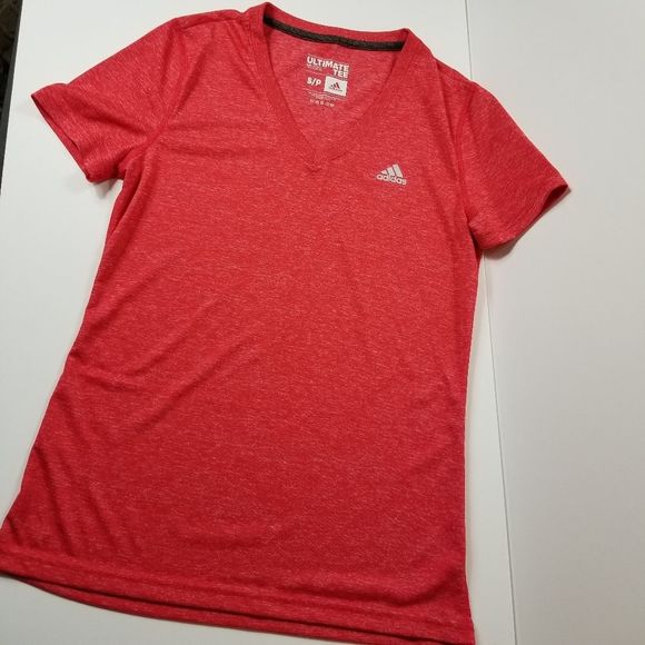 ADIDAS V Neck Logo Tee shirt - Picture 6 of 6